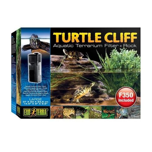 Exoterra Turtle Cliff L Suodatin + kivi L
