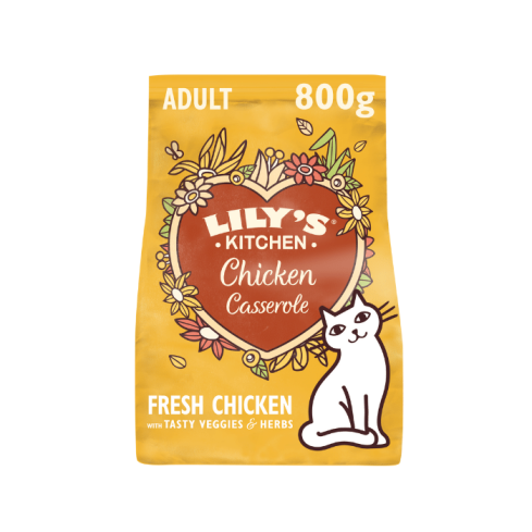 Lily's Kitchen Chicken Casserole Dry Food cats 800g