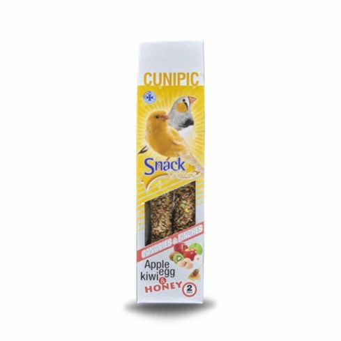 Cunipic Snack Deluxe Canaries& Finches Kiwi, Apple, Egg & Honey 2x30g